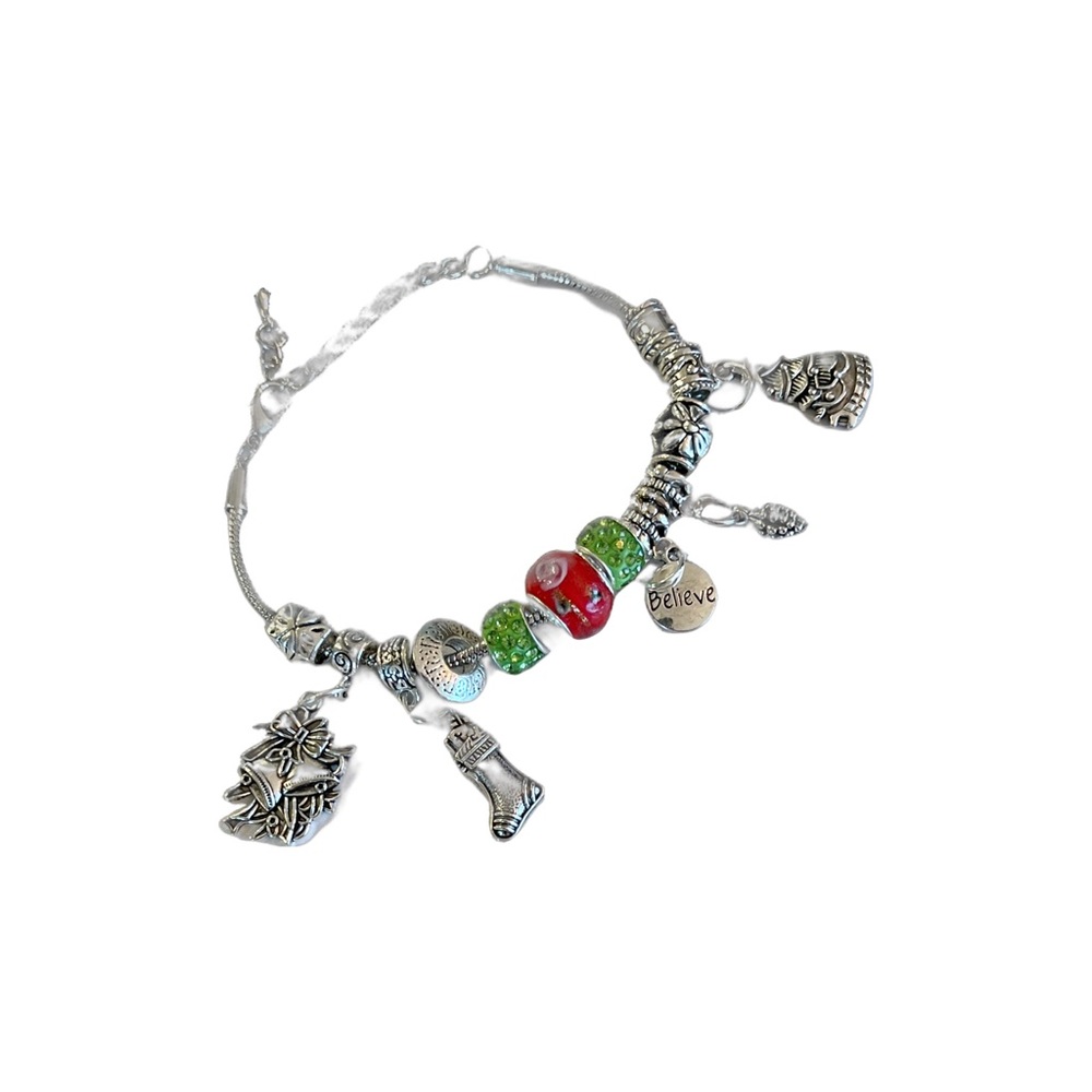 Christmas charm bracelet